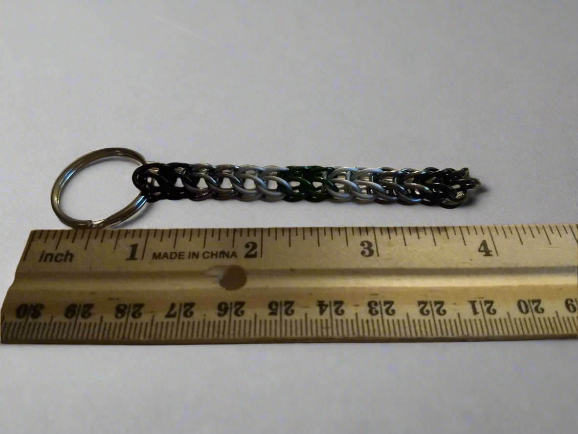 Handmade Pride Chainmail Keychains