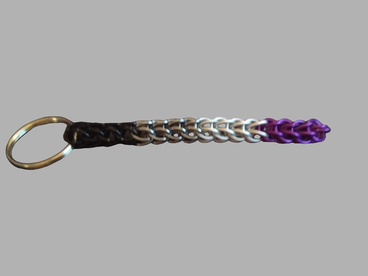 Handmade Pride Chainmail Keychains