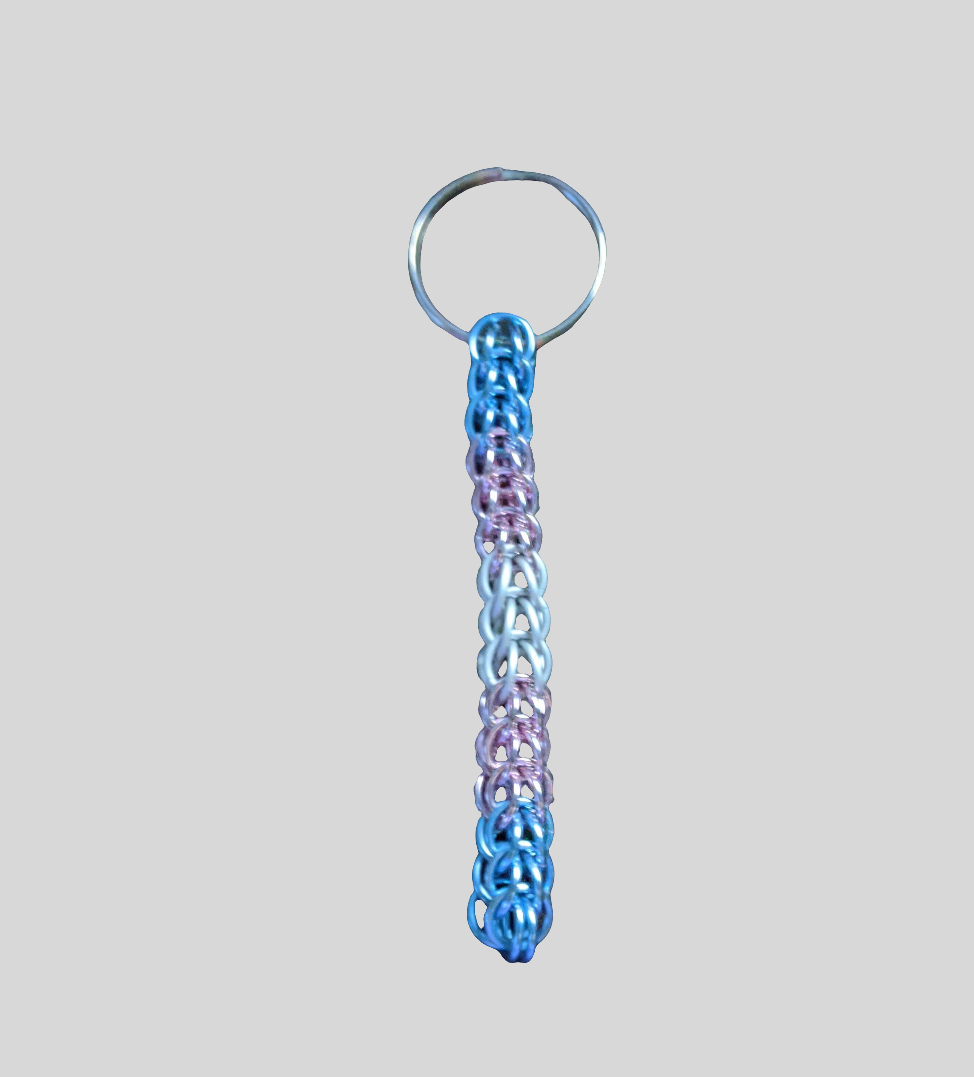 Handmade Pride Chainmail Keychains