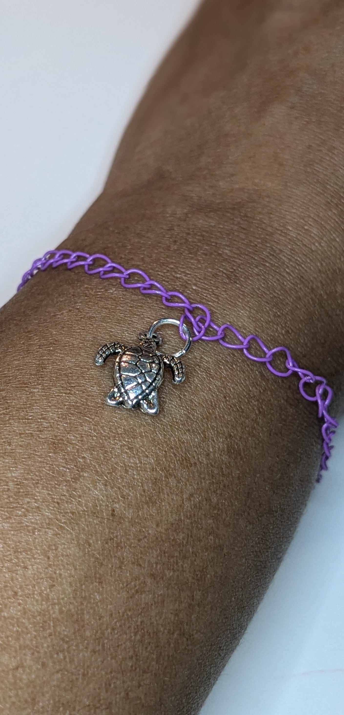 Purple Turtle Bracelet