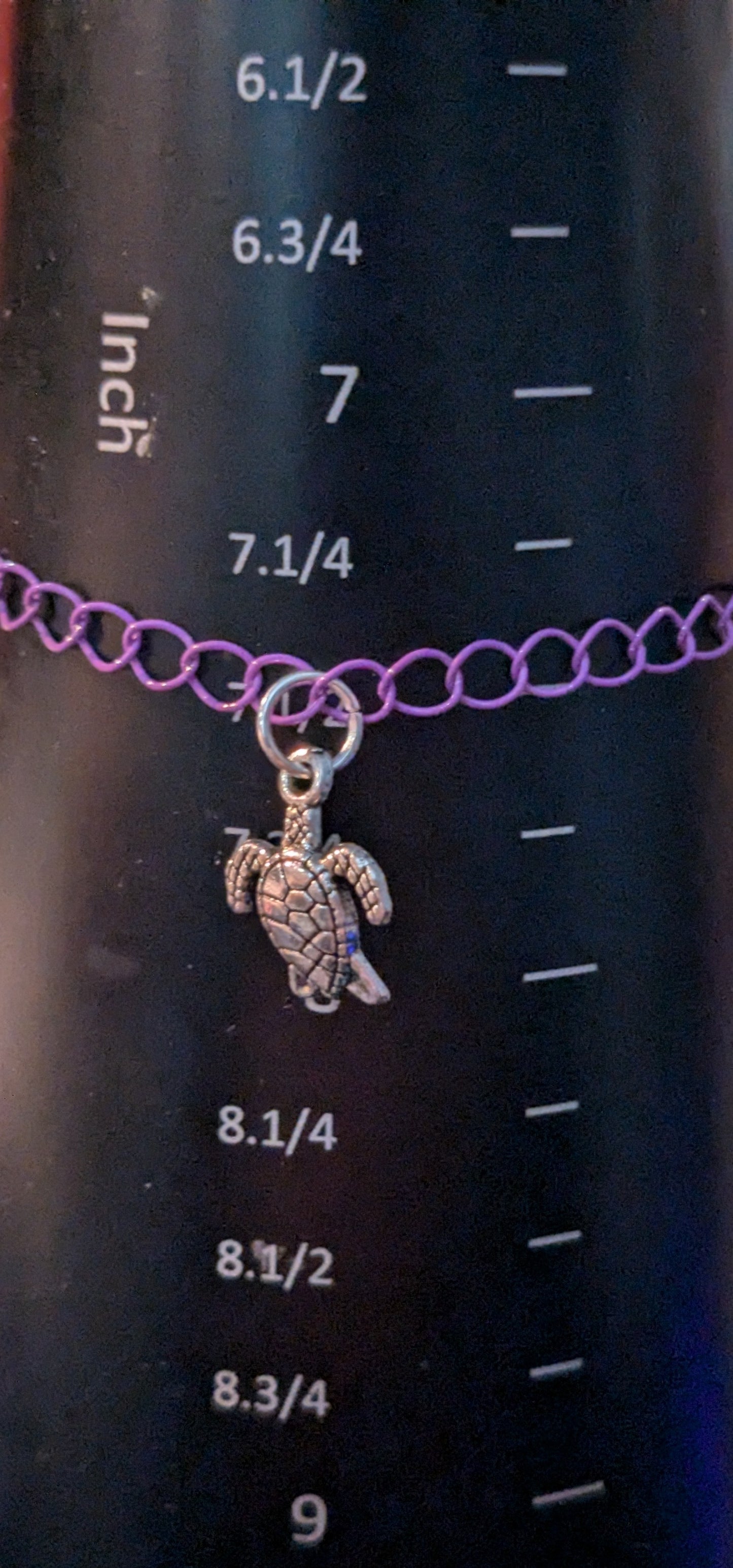 Purple Turtle Bracelet