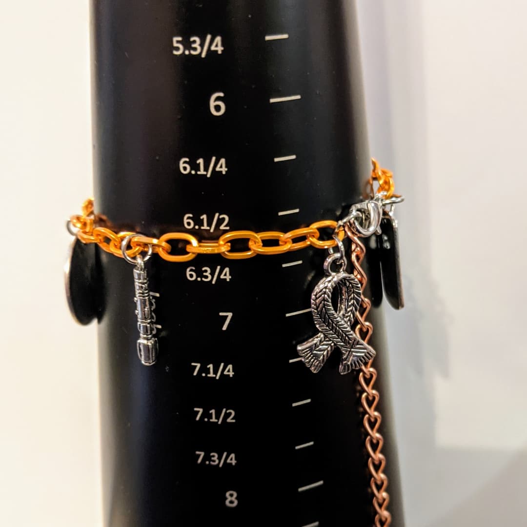 British SciFi Fan Bracelet Charm Bracelets Dragon & Wolf Designs   
