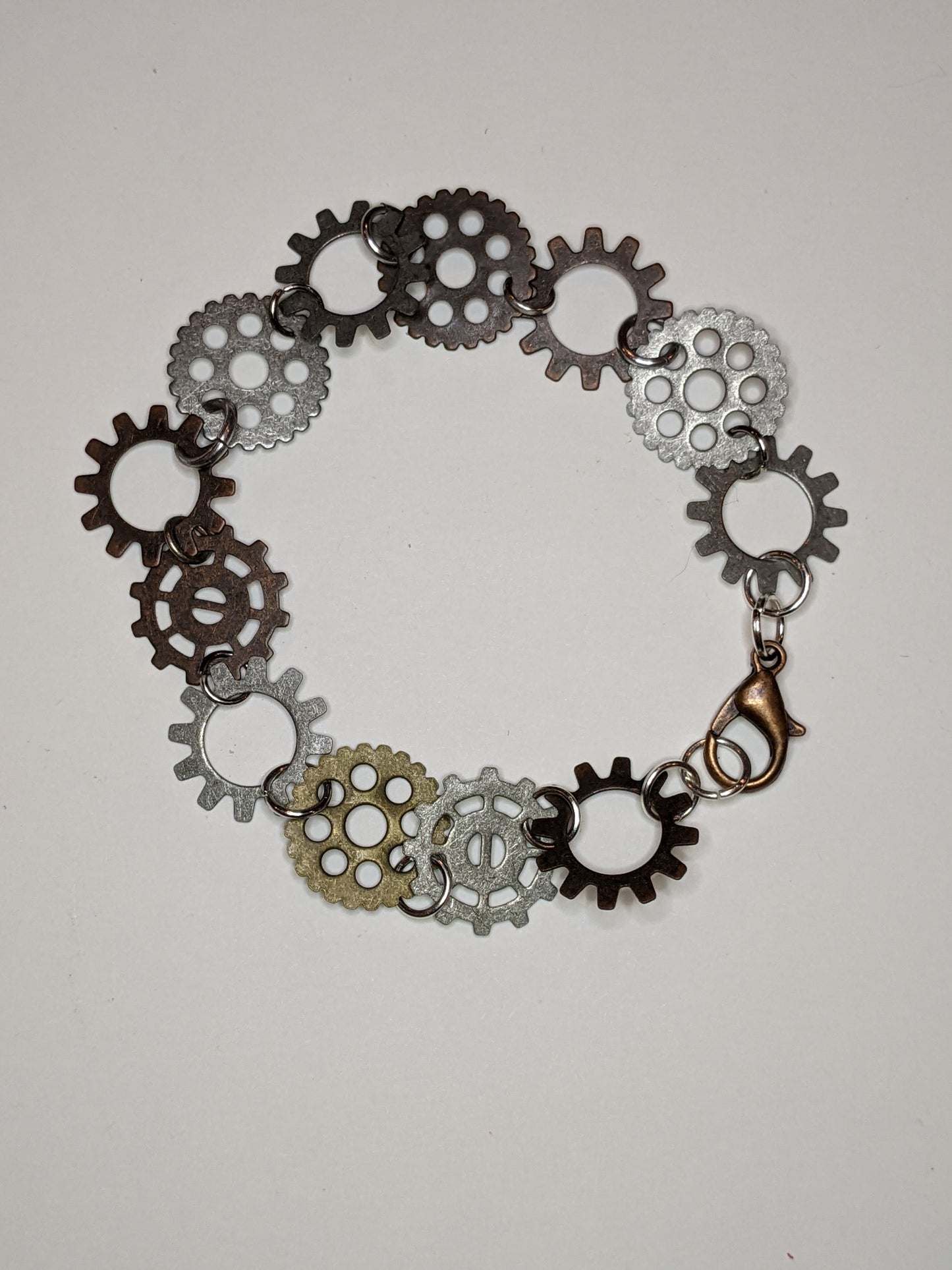 Alternating Gears Bracelets Dragon & Wolf Designs   