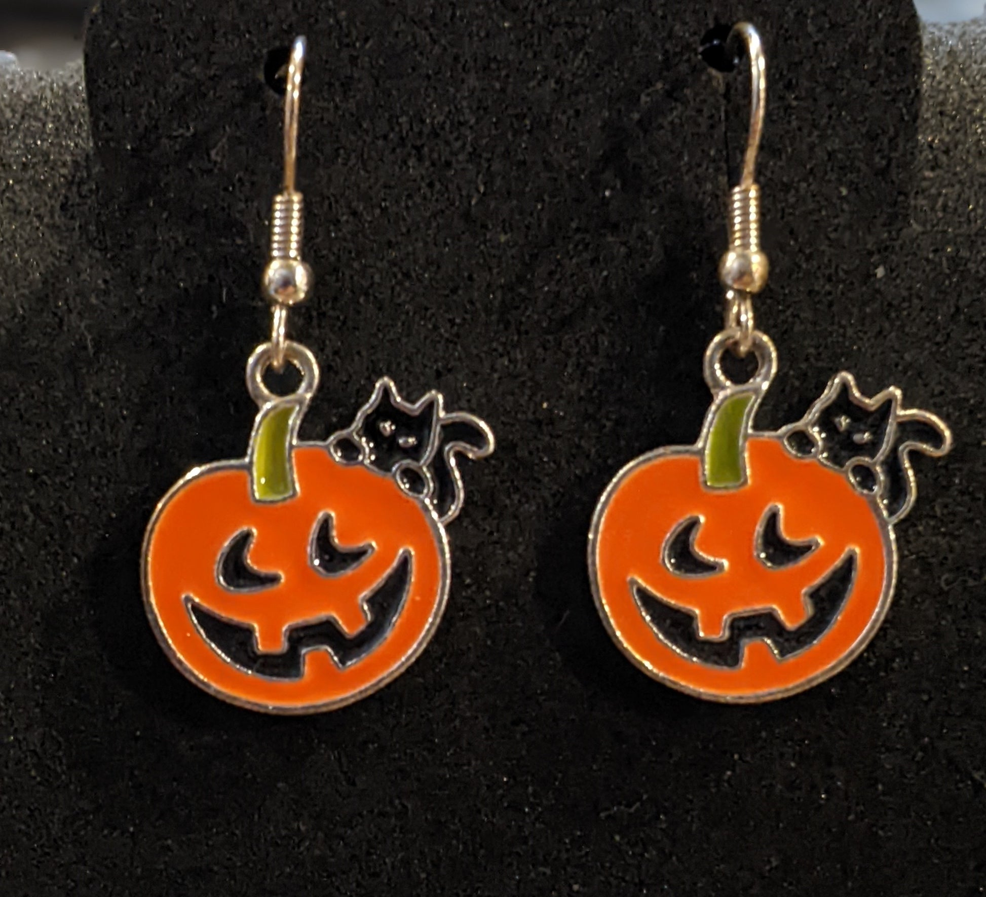Halloween Earrings Dangle Earrings Dragon & Wolf Designs   