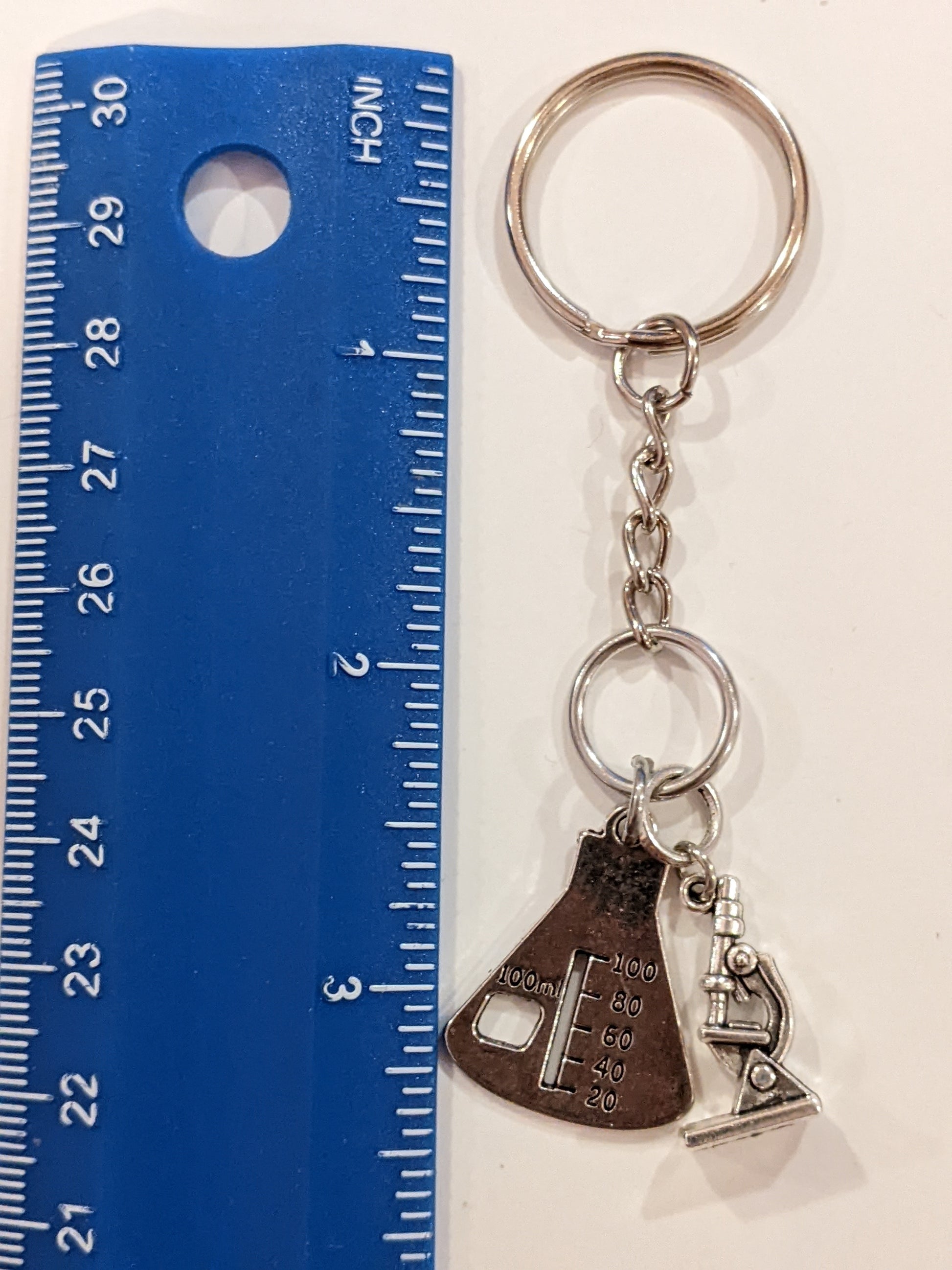 Science! Keychain Geeky Keychains Dragon & Wolf Designs   