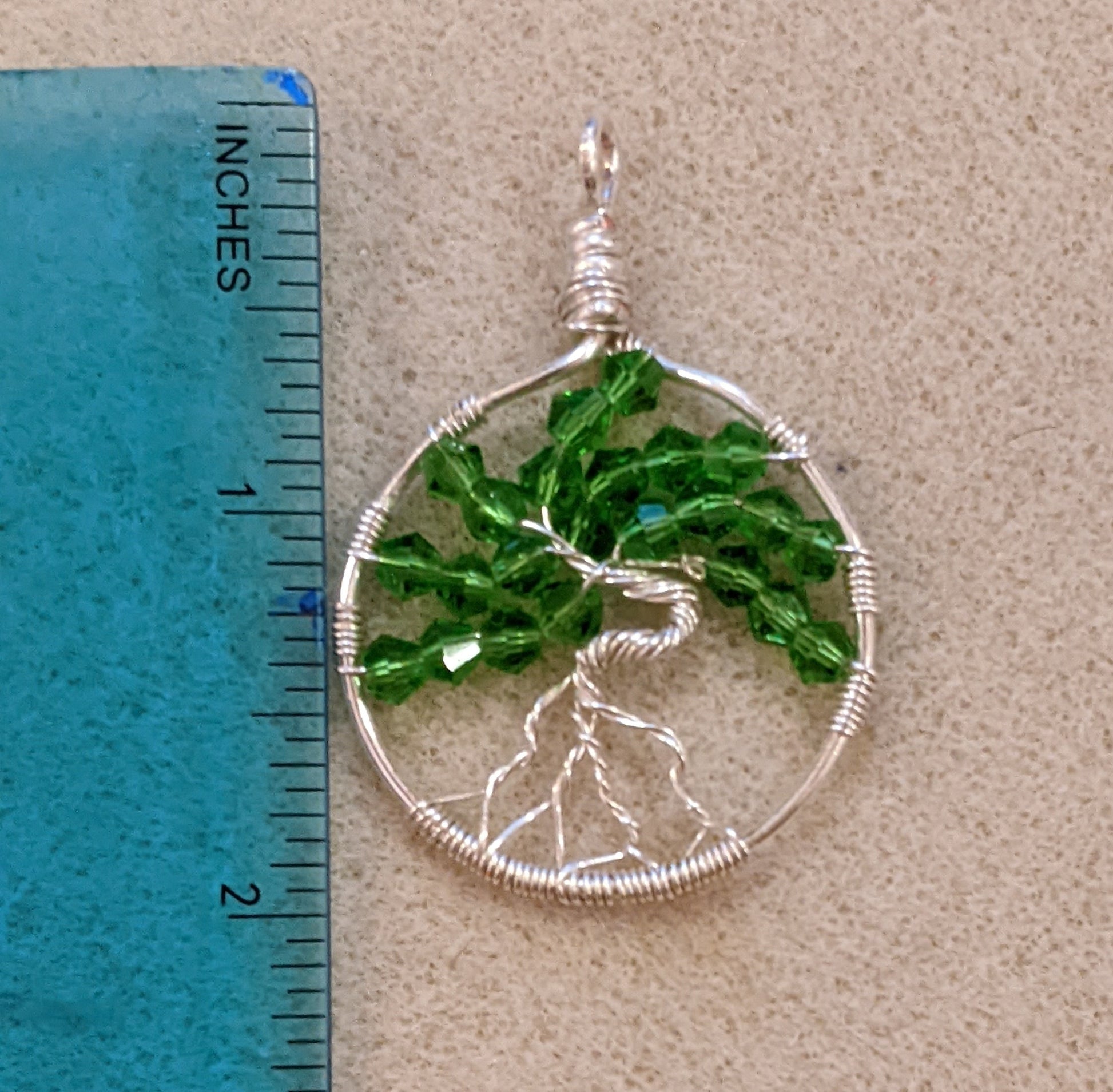 Tree of Life Pendants Wire Wrapped Pendants Dragon & Wolf Designs   