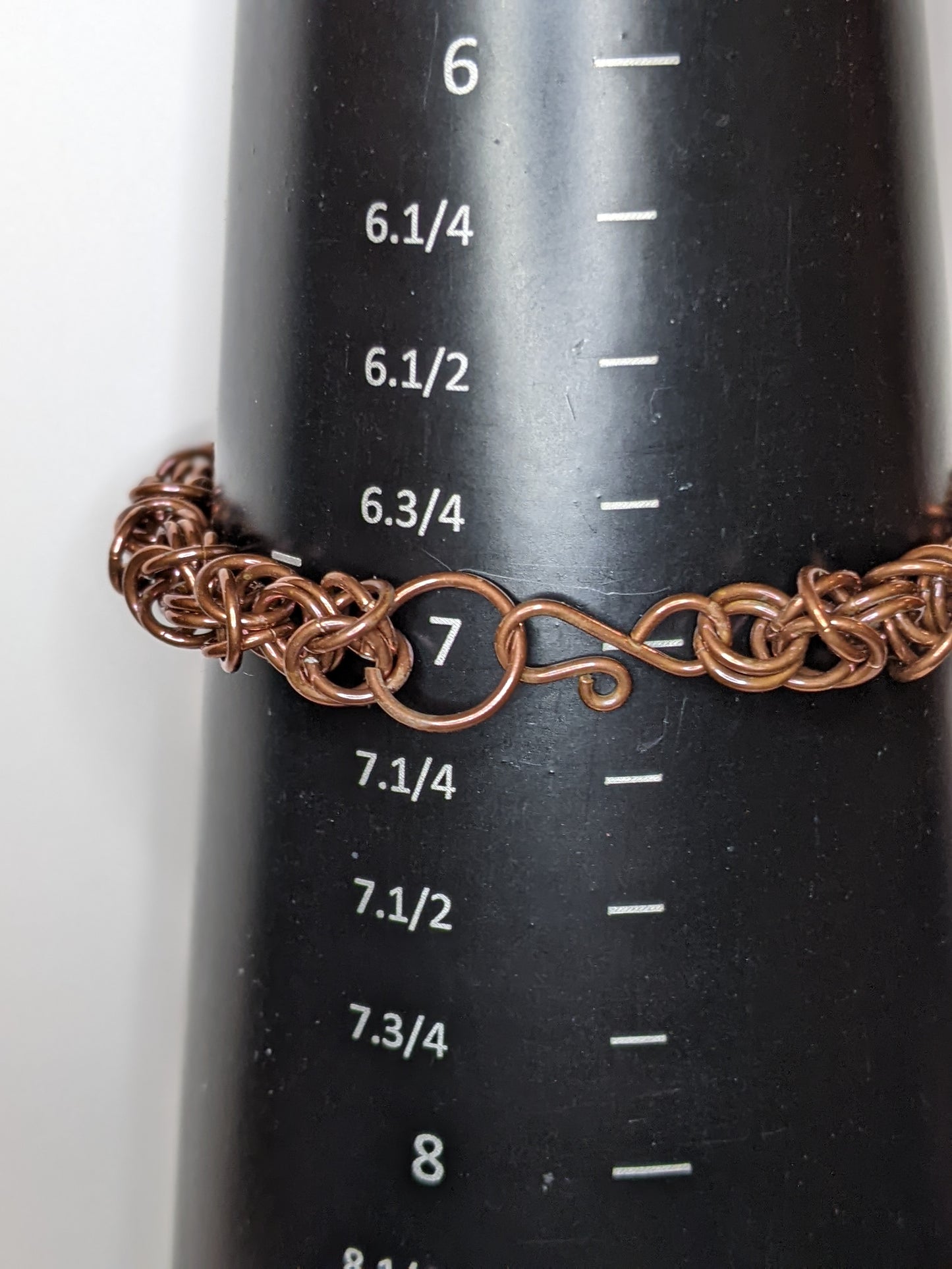 Bold Bright Copper Byzantine Chainmail Bracelets Chainmail Bracelets Dragon & Wolf Designs 7  
